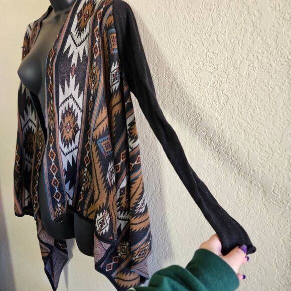 Peruvian Connection Open-Front Cardigan - Picture 3 of 8